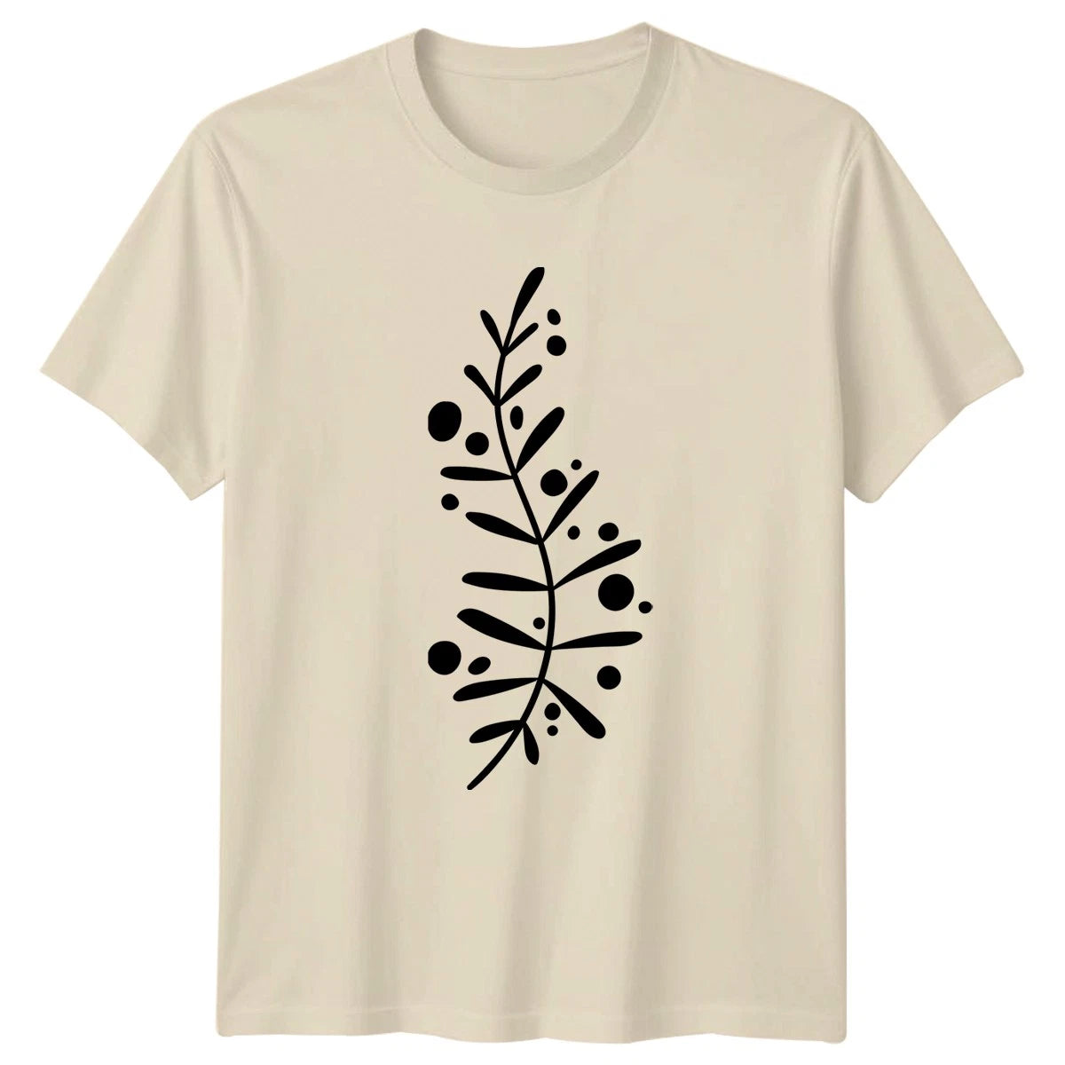 Minimalist Botanical Plant Leaf Design T-Shirt Minimalist Botanical Nature
