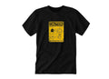 Caution Geek Sign Gamer Art Image | Youth & Adult Unisex Black Tee Tshirt