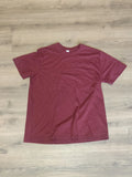 Mens red short sleeve t shirt size 4xl