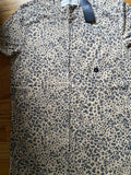 NWT Abercrombie & Fitch Soft A&F Tee  Size Small Tan And Black Print
