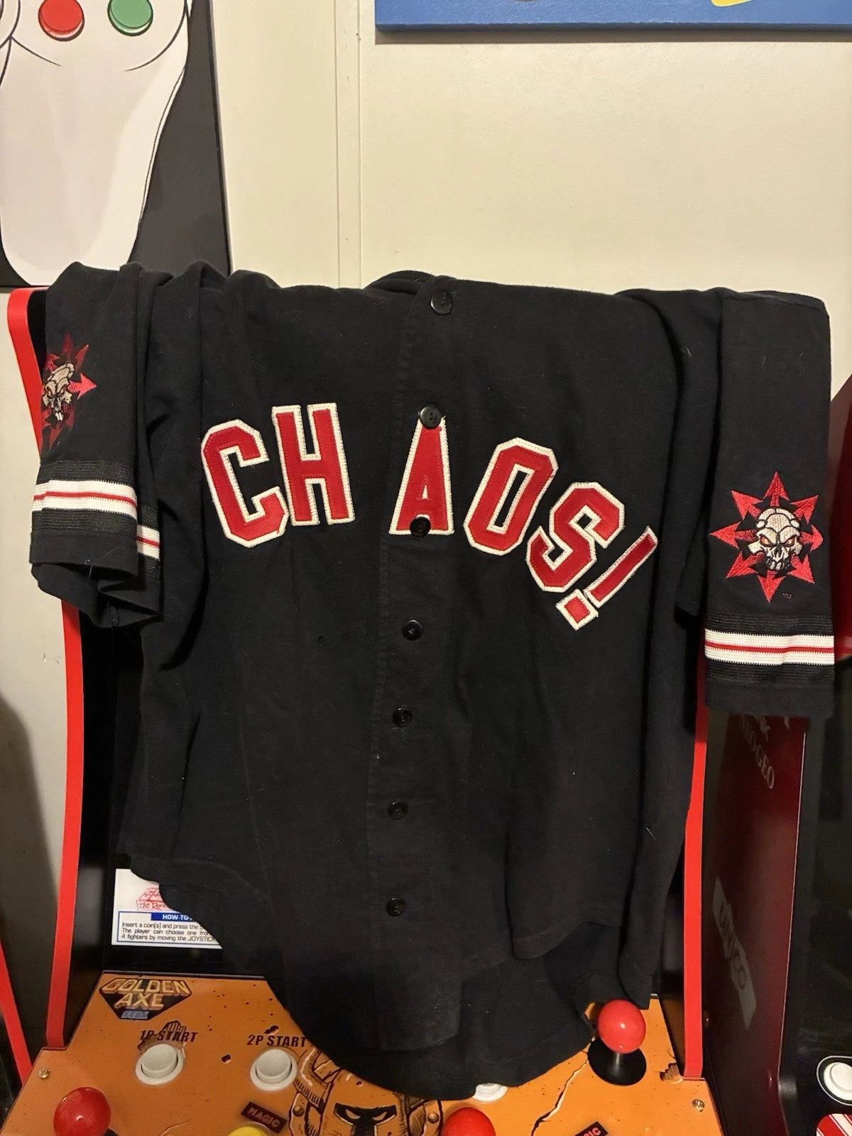 Chaos Comics Rules Tour 1997 Baseball Jersey Size L