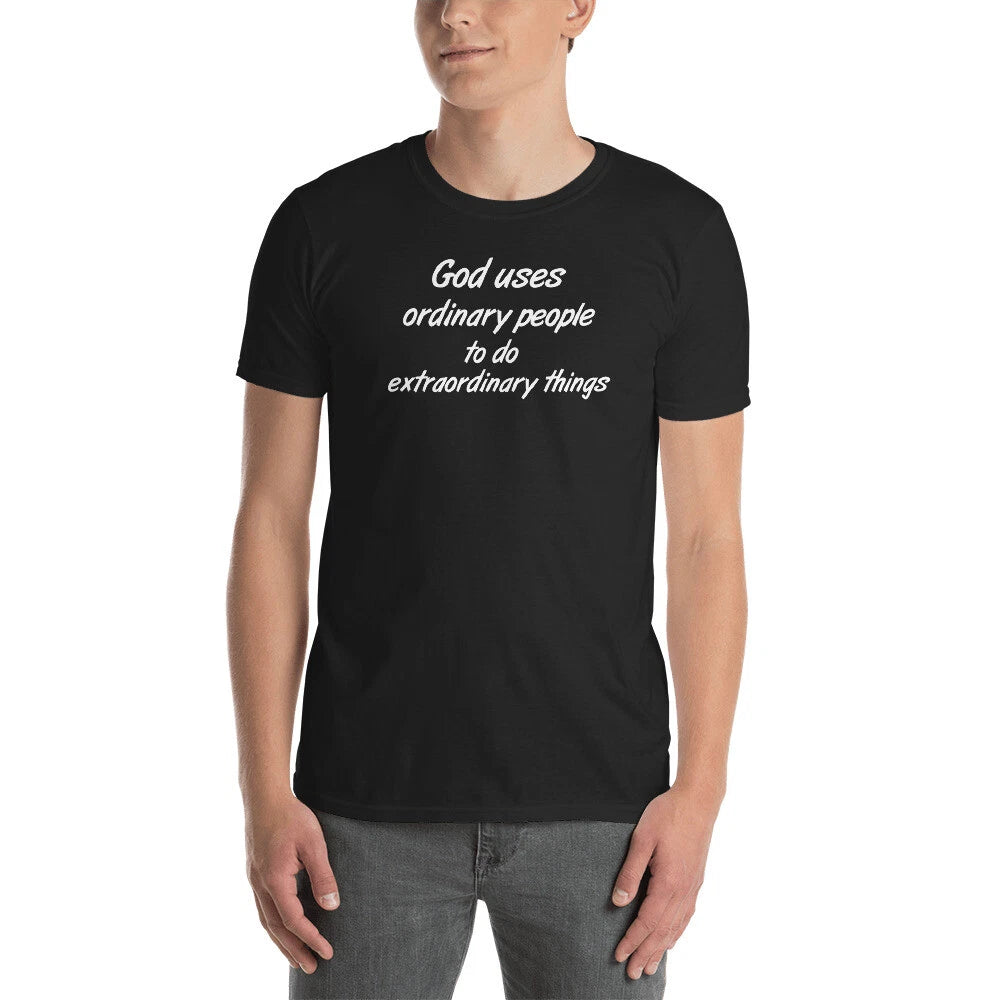 God use ...Gildan 64000 Unisex Softstyle T-Shirt with Tear Away Label