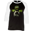 Oscar The Grouch Raglan 3/4 Sleeve