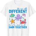 Back to School Teacher We are All Different T-Shirt