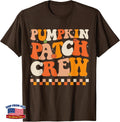 Groovy Pumpkin Patch Crew Fall Halloween T-Shirt Y9