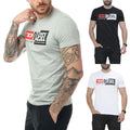 Diesel T-Diego-Cuty Logo Mens T Shirt Pullover Summer Cotton Top Sportswear Tee