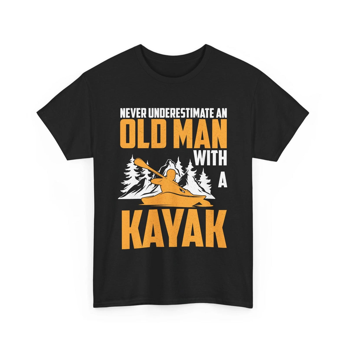 Kayaker Shirt, Never Underestimate An Old Man With A Kayak Dad Men Shirt