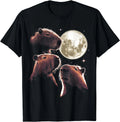 NEW LIMITED Funny Three Capybara Moon Capybara Meme Mystical Capybara T-Shirt