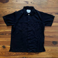 Fingers Crossed Short Sleeve Button Up Shirt Men’s S/M Black Made in NYC USA