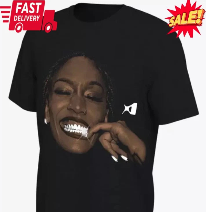 Aja Wilson Mvp Unisex T-shirt Black Full Size S-5XL