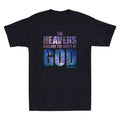 Heavens Declare Glory of GOD Christian Creation Psalm 19:1 Vintage Men's T-Shirt