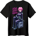 Girl Anime Soldier Gamer For COD Player Black T Shirt 100% Cotton Size M,L,XL