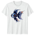 Dark Gothic Fish T-Shirt Aquatic Fantasy Gift For Him And Her