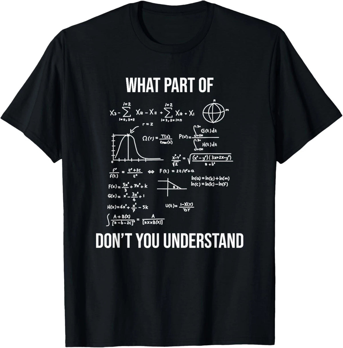 What Part Of Funny Mechanical Engineer Mathematician Gift Unisex T-Shirt Image 1 of 4