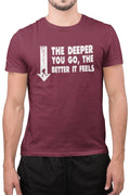 Funny The Deeper You Go The Better It Feels Diver Dive Lover Ocean Top T-Shirt