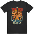 The Von Erich Family Vintage Retro Caricature Tee T Shirt