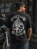 Thirty Single Graphic T Shirt 2X Black Skull Crown Lifes A Game Play Hard Gothic