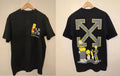 Off-White Black Crew Neck Tee Reprint Mens Streetwear Graphic T-Shirt S-5XL
