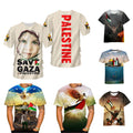 Unisex Free Palestine T-Shirt Palestine Flag Shirt Peace Shirt S-6XL