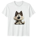 Cute Husky Puppy T-Shirt Siberian Husky Dog Birthday Gift For Him And Her