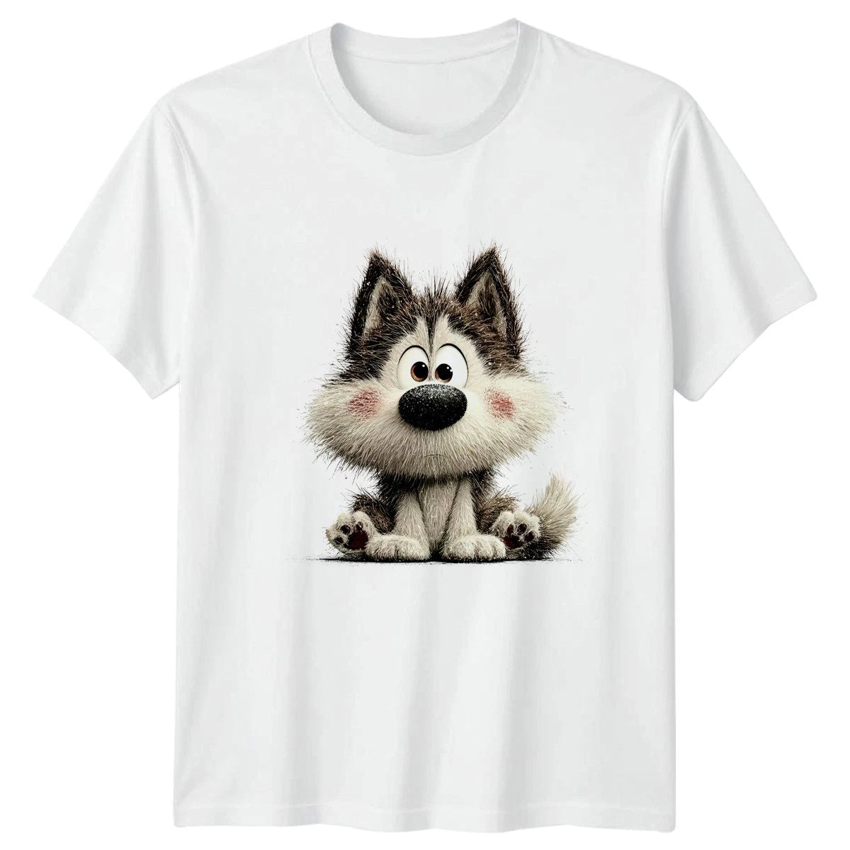 Cute Husky Puppy T-Shirt Siberian Husky Dog Birthday Gift For Him And Her