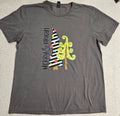 Merry and Bright Modern Christmas Snow Graphic Holiday Unisex T-Shirt Image 1 of 4