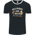 Billiards and Beer That's Why I'm Here Mens Ringer T-Shirt FotL