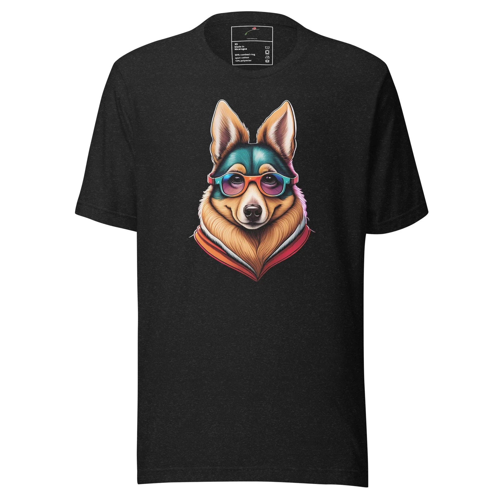 Black Dawg Graphic Tee Trendy Dog Design