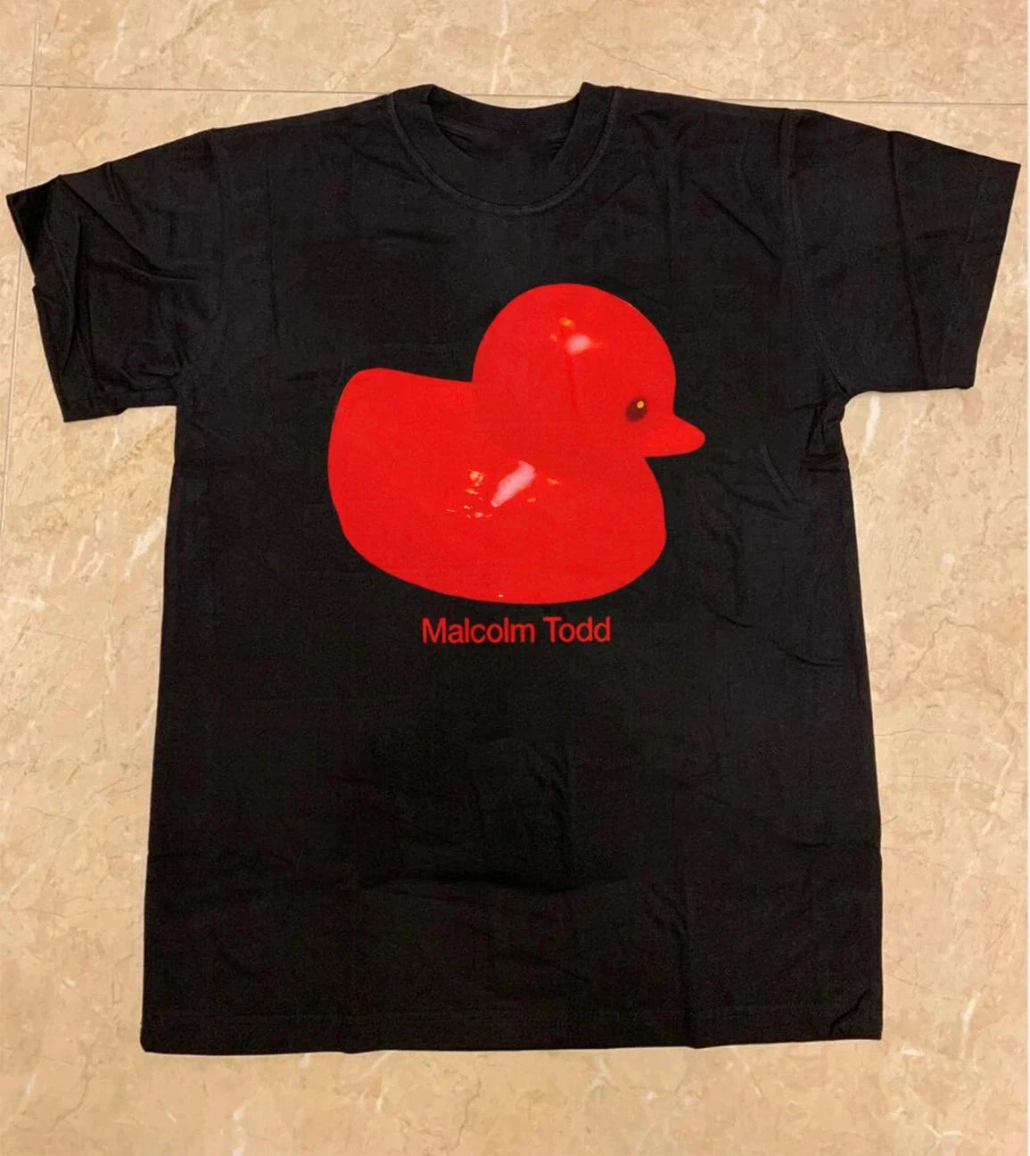 Malcolm Todd Duck Indie Music Black Unisex T-shirt