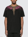Marcelo Burlon County of Milan Geometric Black Bazier Wings t-shirt