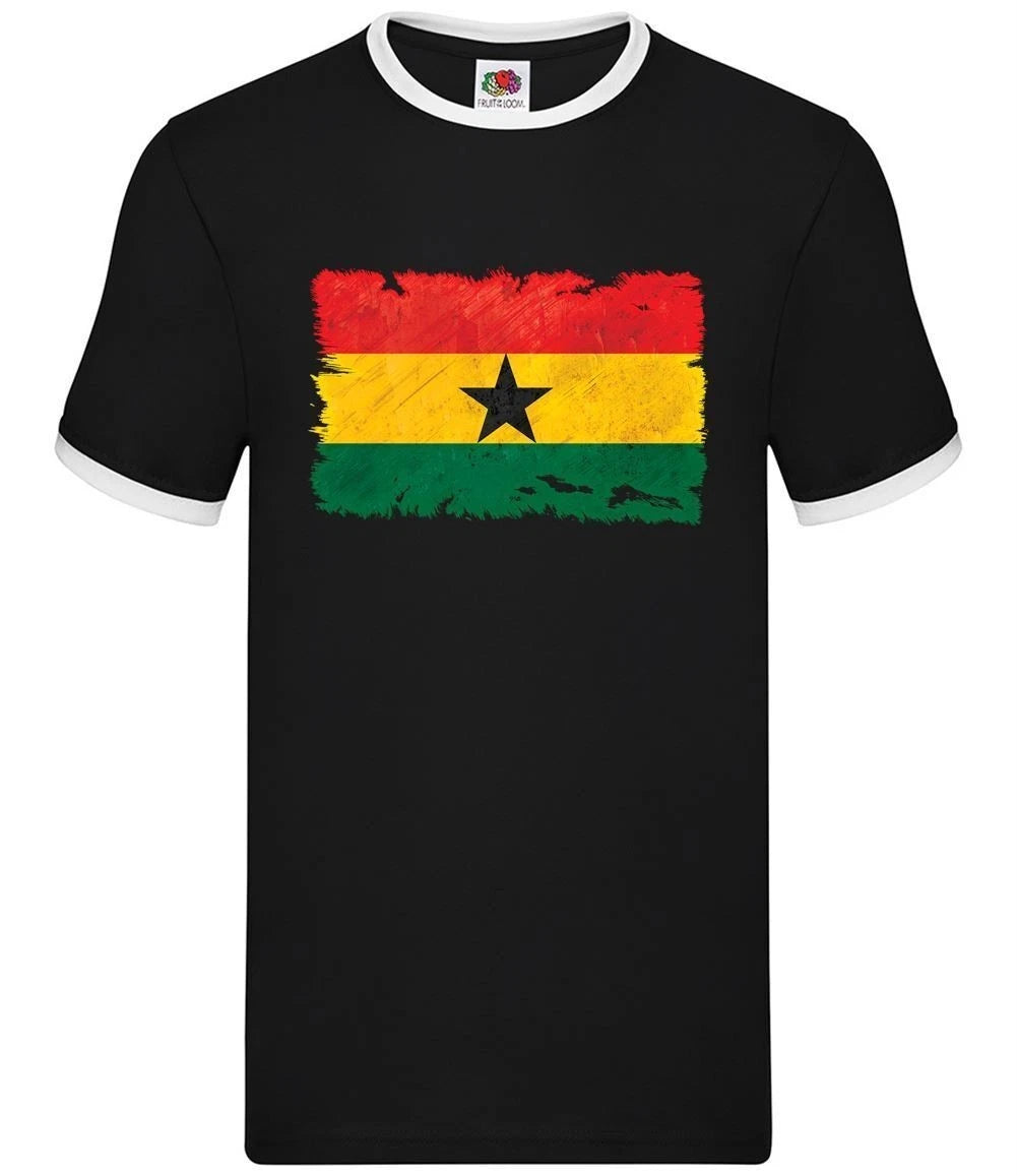 Ghana Flag Grunge Style - Men's Wrestler - Ghanaian Travel Flags