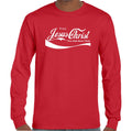 Christian T-Shirt Enjoy Jesus Mens Funny L/S Christianity Religious God Bible