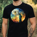 Mens Statue of Liberty Dandelion Print Cotton T-Shirt Size XS to 5XL
