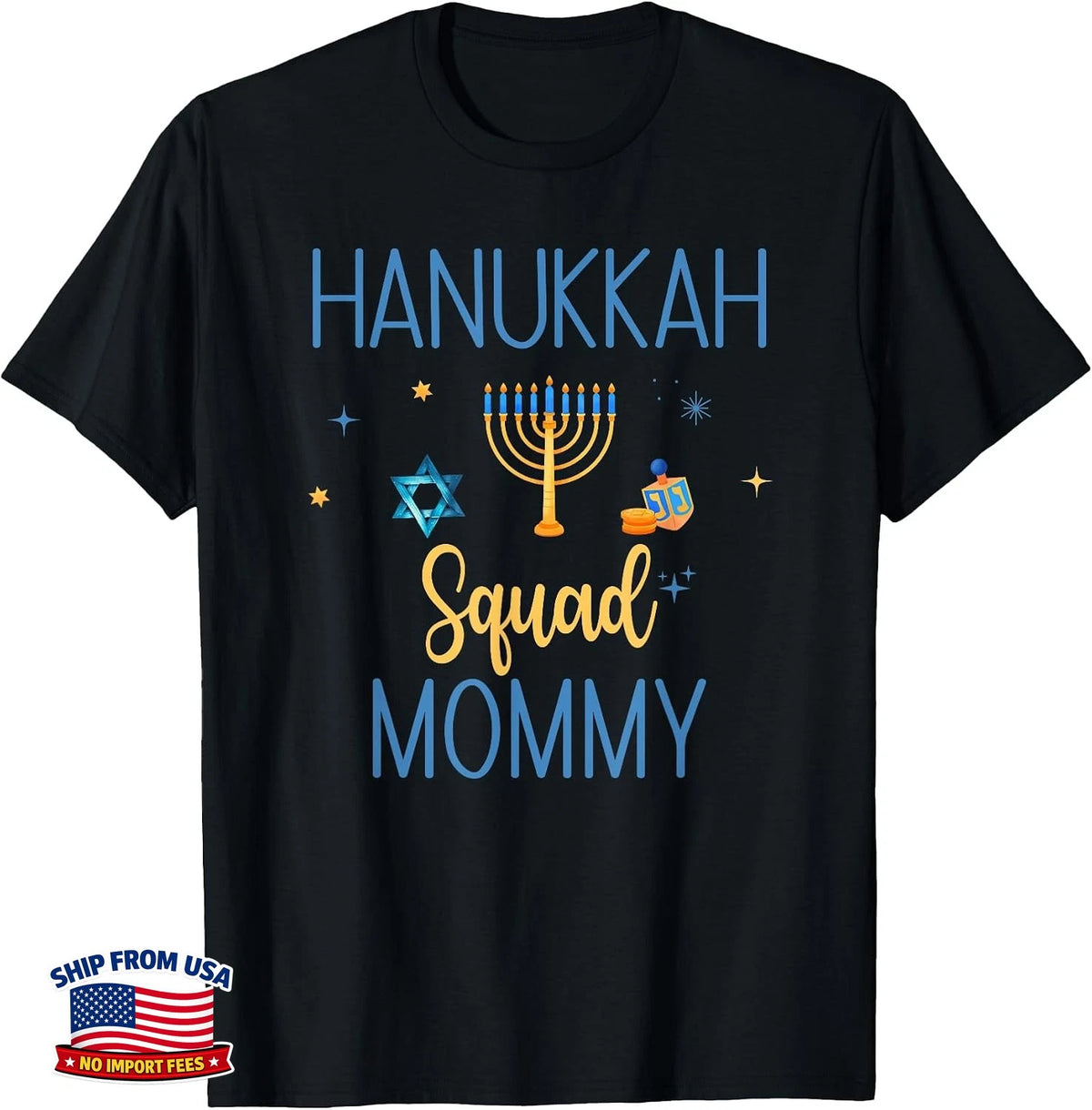 Matching Hanukkah Family Group T-Shirt M8