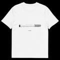 Unisex Organic Cotton No Smoking Pixel Art Dithered Street Fashion T-Shirt