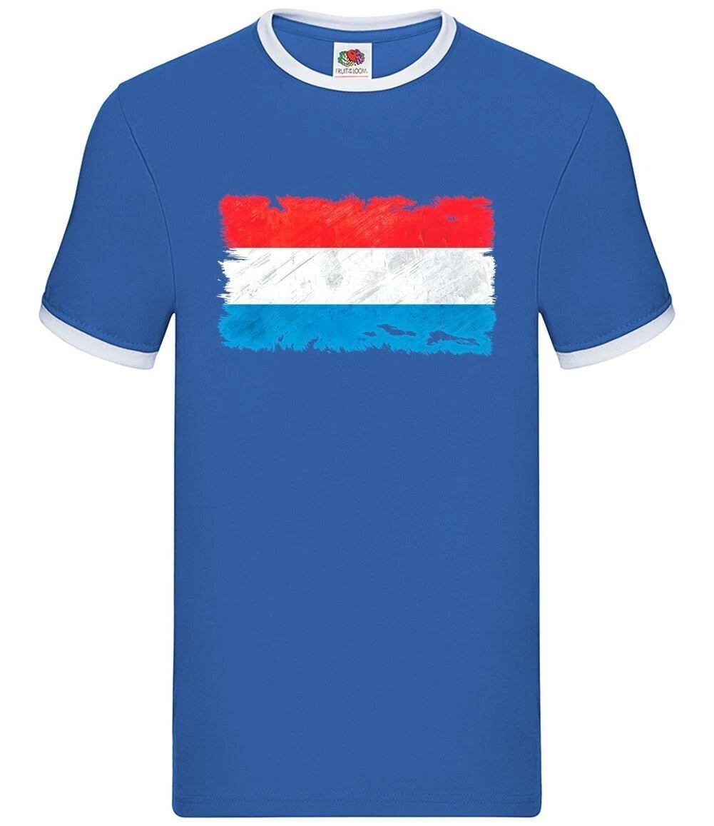 Luxembourg Grunge Style Flag - Mens Wrestler - Country Love Live City City