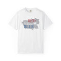 Bed Wine Blue design T-Shirt | Distressed , Casual, 100% Cotton