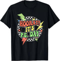 Retro Hooray Its PE Day Shirt PE Teacher Physical Education T-Shirt Sizes S-5XL