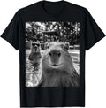 Cool Capybara Selfie Funny Cute Unisex T-Shirt Gift