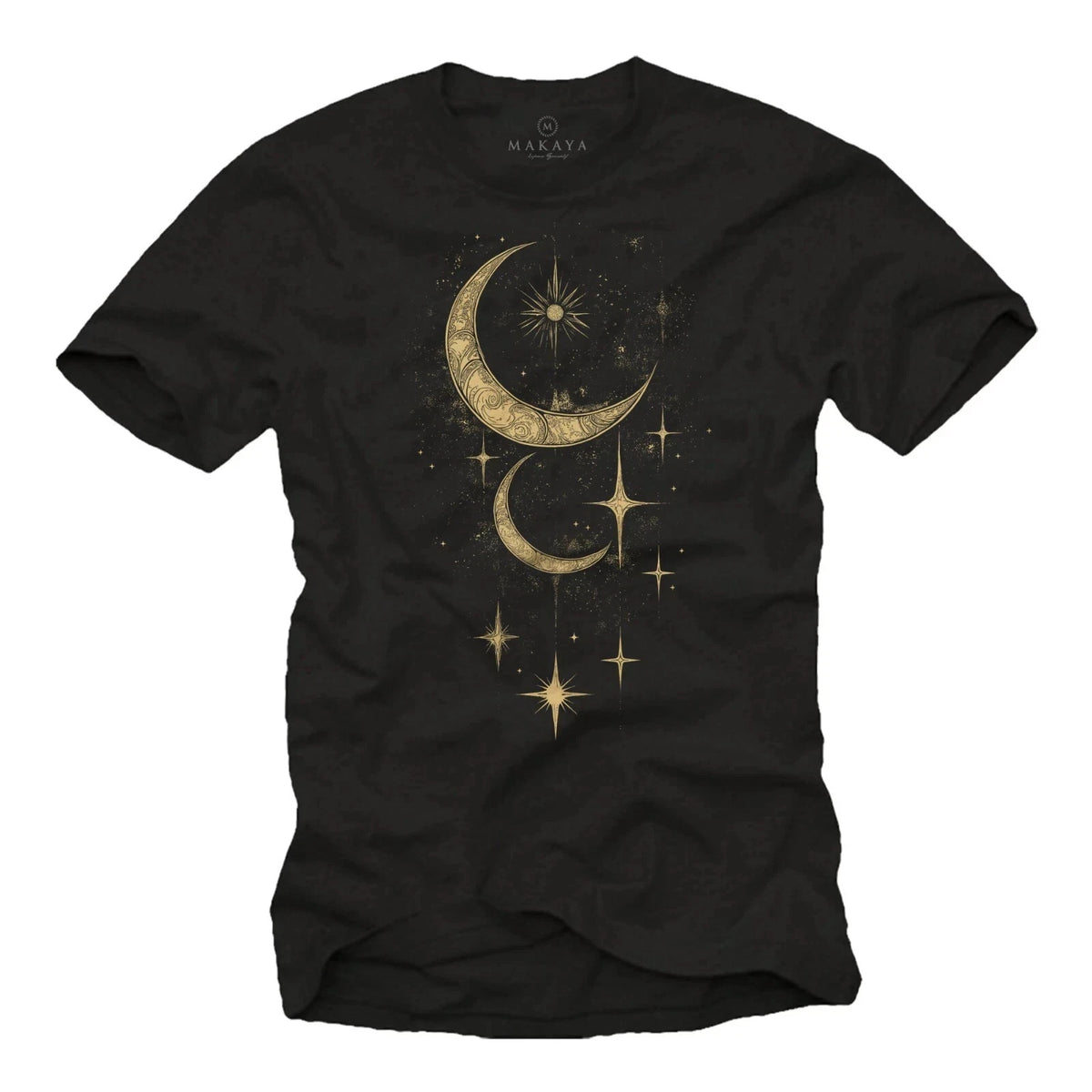T-Shirt - Astronomy & Astrology Design - Moon & Stars Theme  Sizes S-5XL