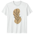 Minimalist Botanical Leaf Art Nature T-Shirt Minimalist Art Botanical Gift