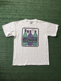 Vintage 90s Single Stich Wine Graphic Shirt Made in USA Large