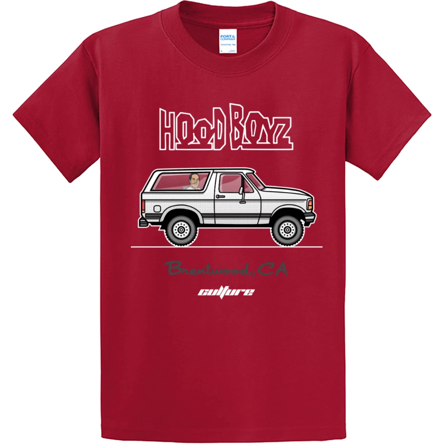 NEW STREETWEAR ON DEMAND OJ CHASE Tee Shirt RED SMALL-4XLARGE MADE IN USA