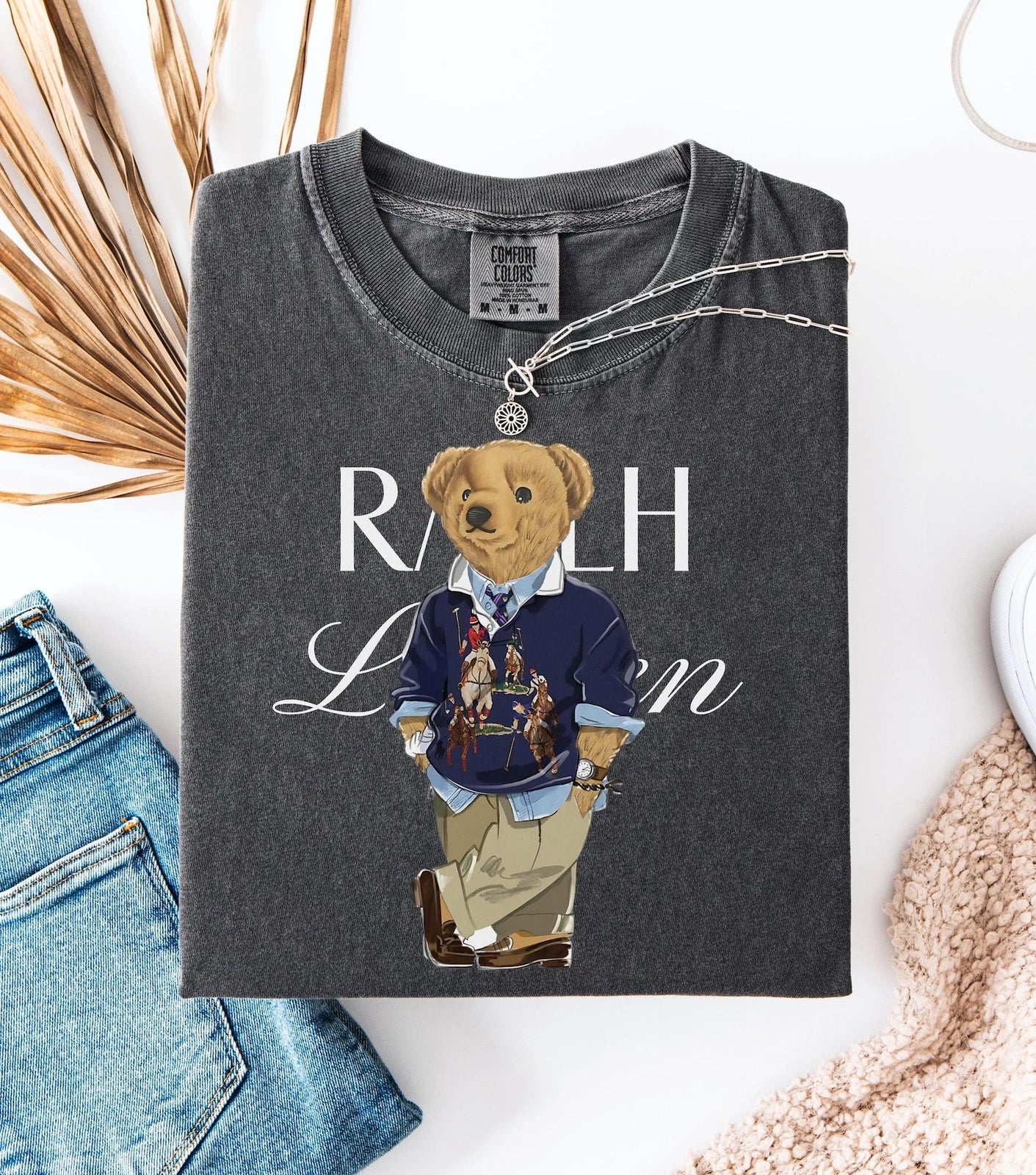 Preppy Retro Polo Bear T-shirt | Vintage Polo Bear Tee