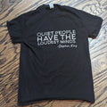 Stephen King SHIRT (Small) Quiet People Horror Book Author Introvert Quote Rare