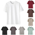 Loose Fit Mens Polyester Blend T-Shirt Short Sleeve Casual Street Style