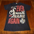 Like Moths To Flames Don't Ever Speak My Name Again Band Tee Medium