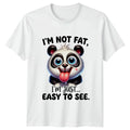 Im Not Fat Im Just T-Shirt Panda Animals Birthday Gift For Him And Her