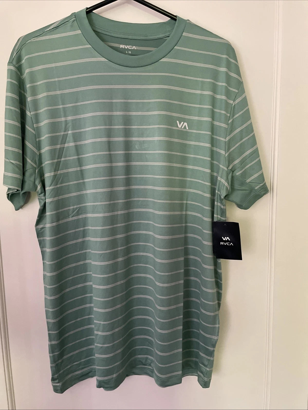 New RVCA Sport Active Gym  Workout Running Street Style Men's Tee Shirt Size XL