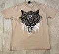 Vintage Tribal Gear Wolf T-Shirt 90s Y2K Streetwear Graffiti Hip Hop Size XL